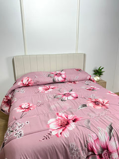 Trapunta Fiori Rosa Irge
