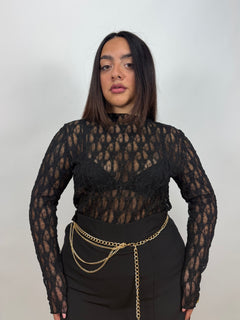 Maglia Macramè Curvy 10121
