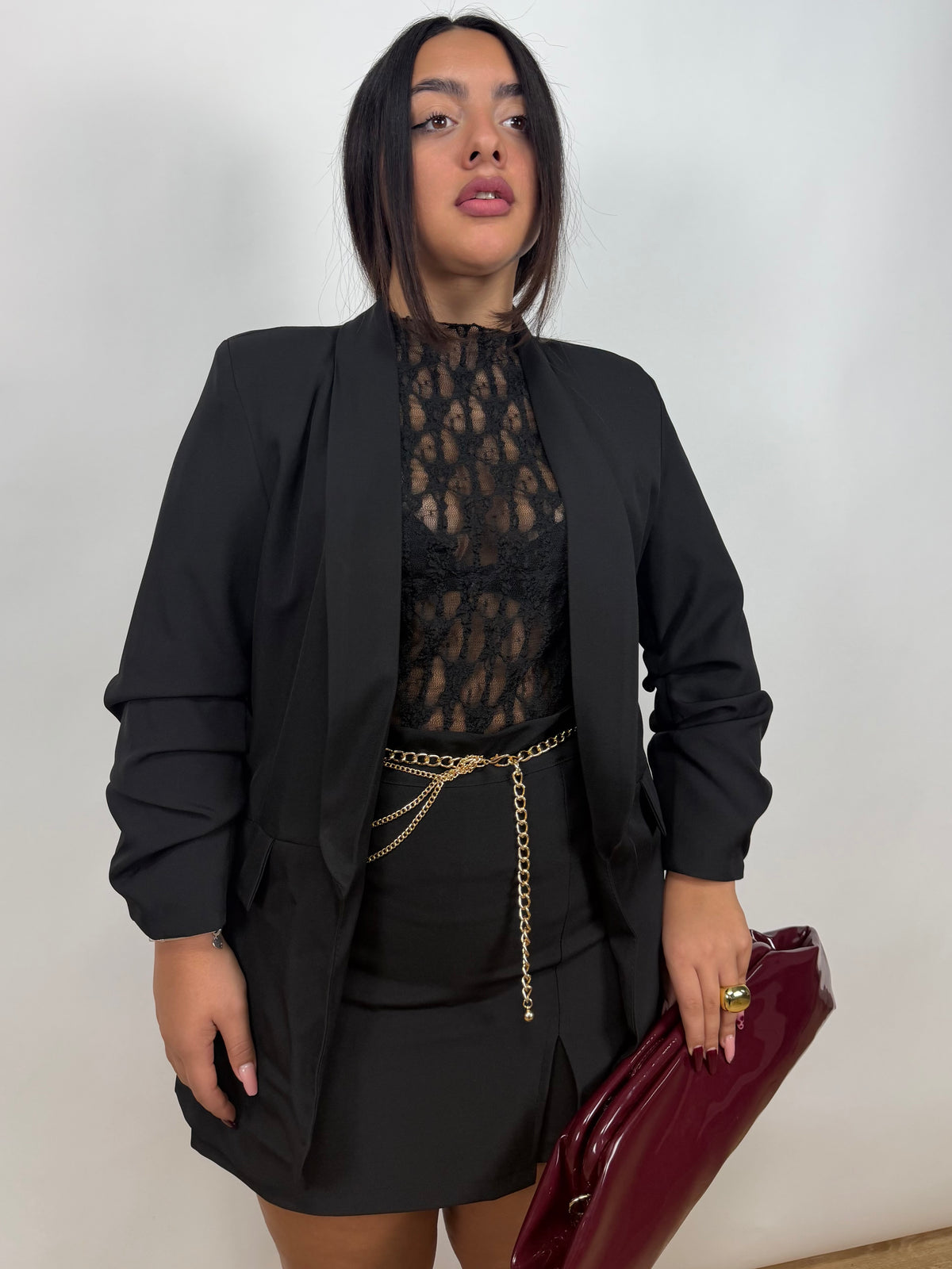 Blazer Over Curvy