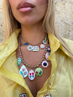 Set 2pz di Collana Fiore