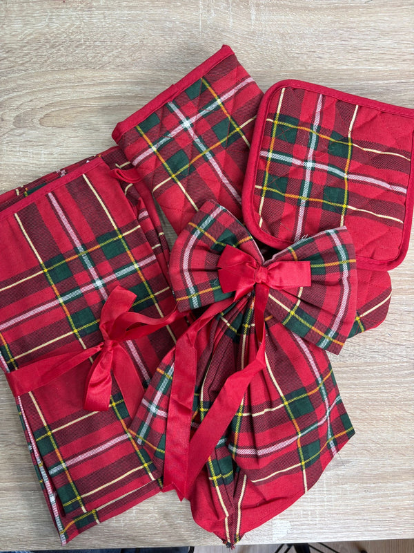 Set Cucina Natalizio 4 Pezzi N1