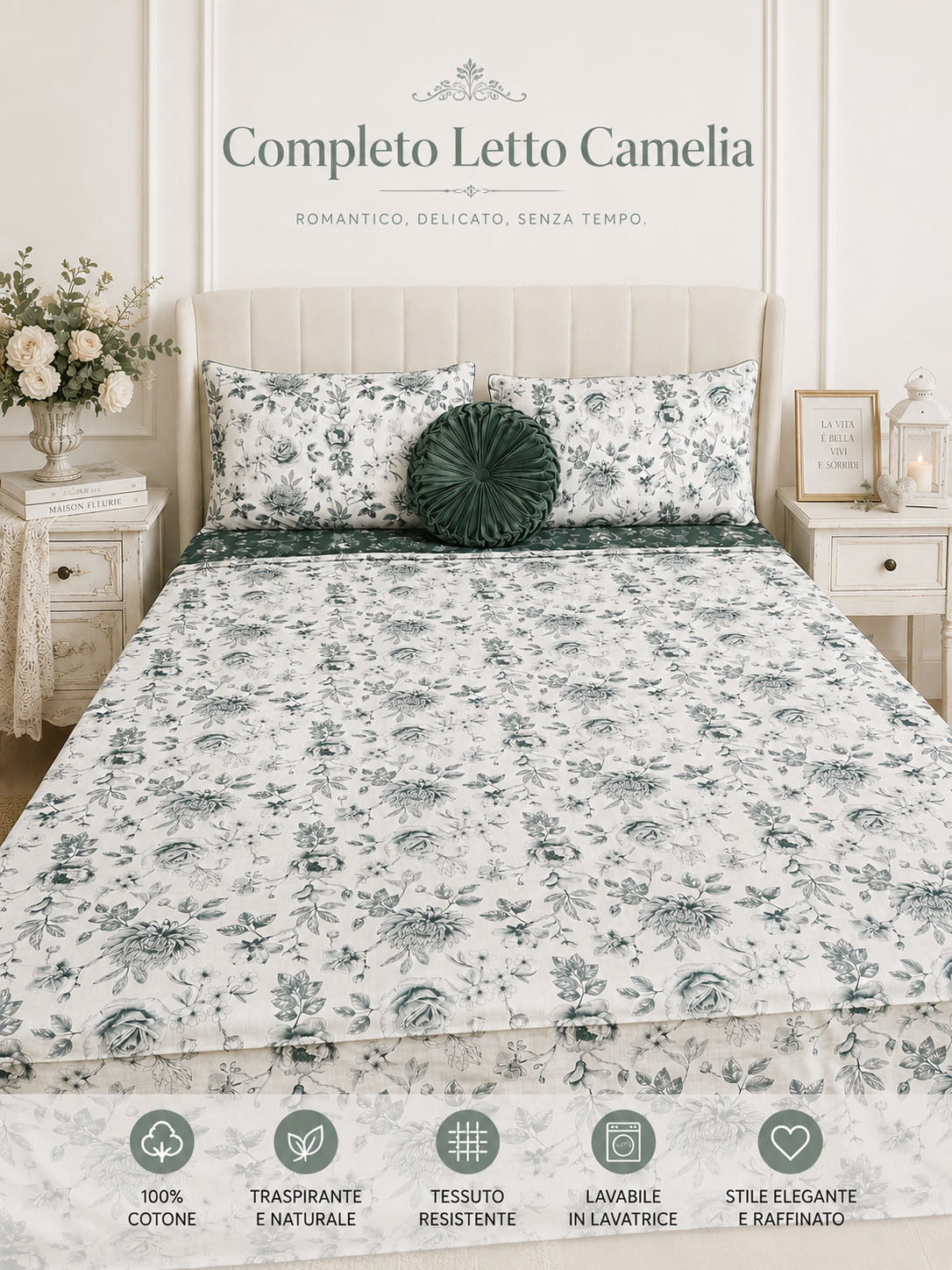 Completo Letto Matr. Camelia