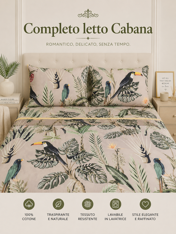 Completo Letto Matr. Cabana