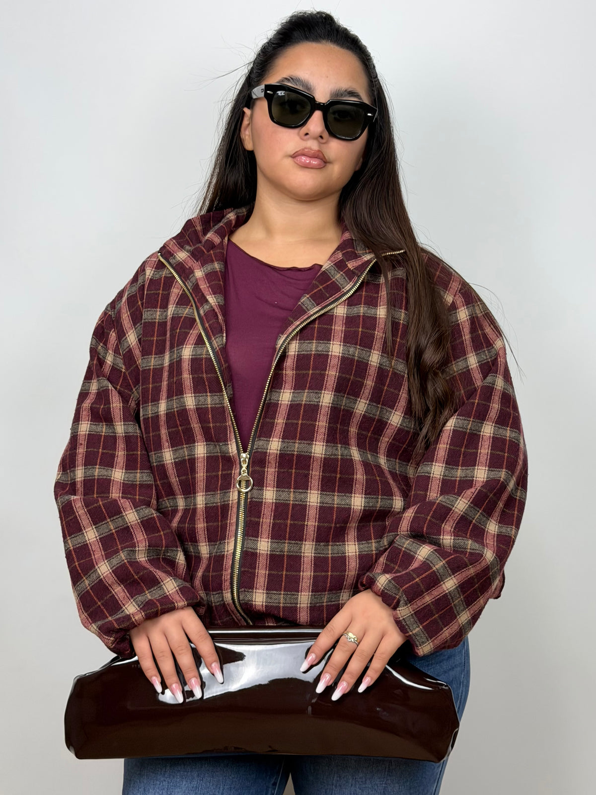 Jacket Quadri Curvy  634